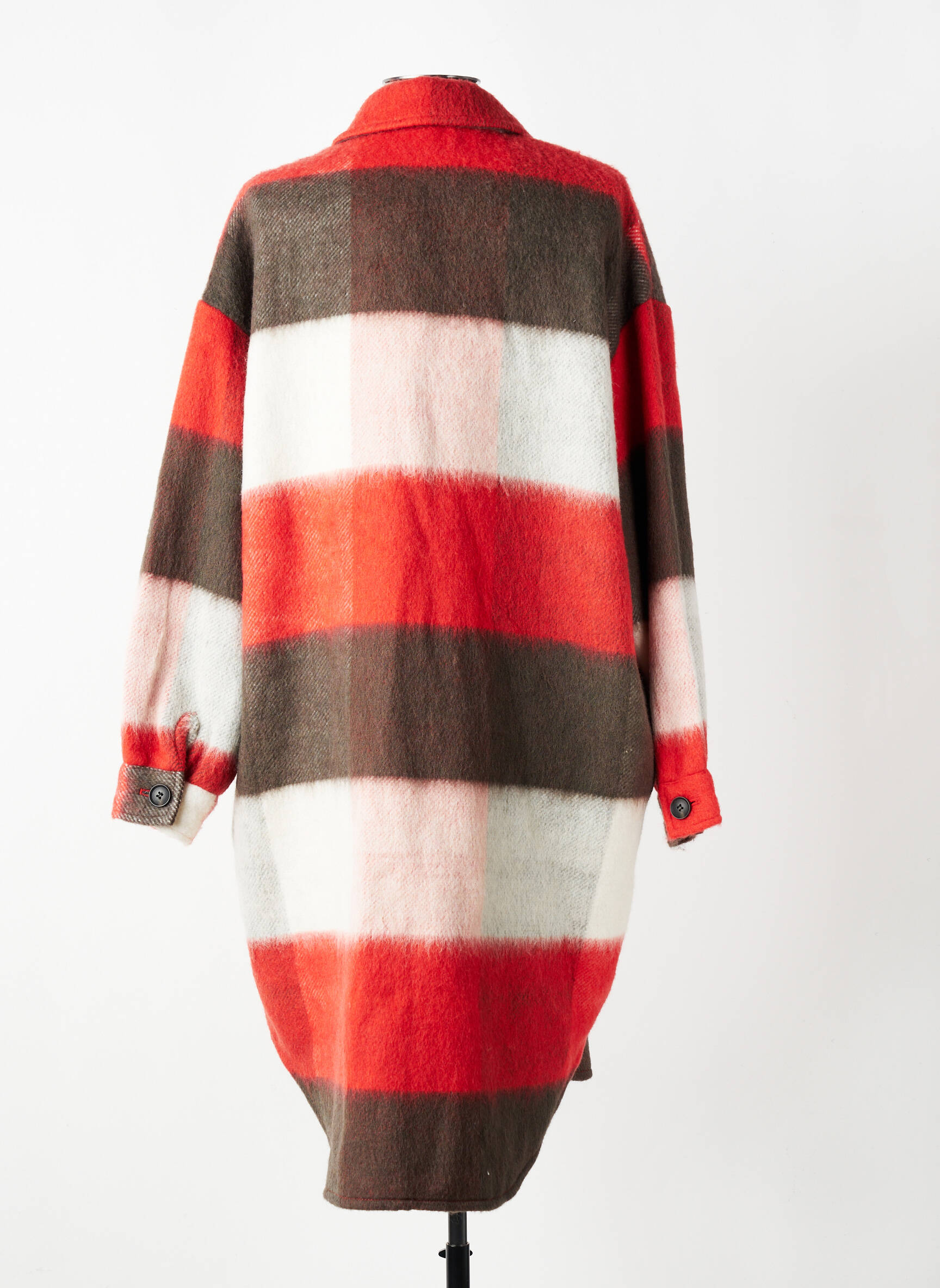 Ilgas paltas raudona VERO MODA moteris
