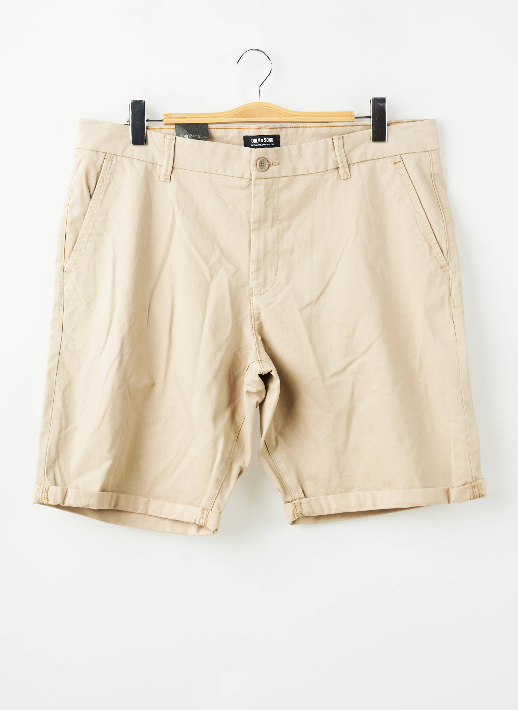 Bermudas tiesi kirpimas pelėda ONLY&SONS vyras