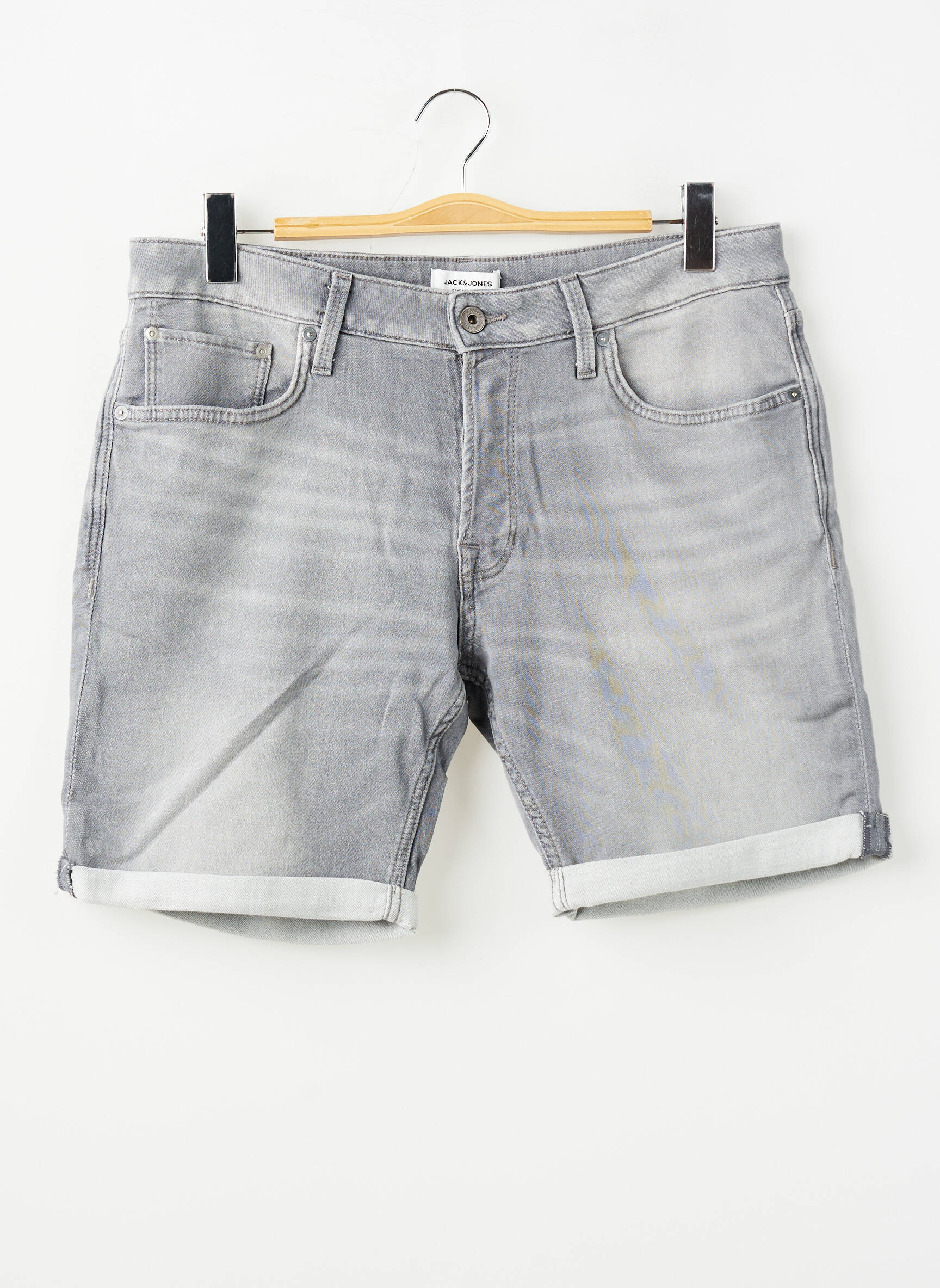 Šortas pilka JACK & JONES vyras