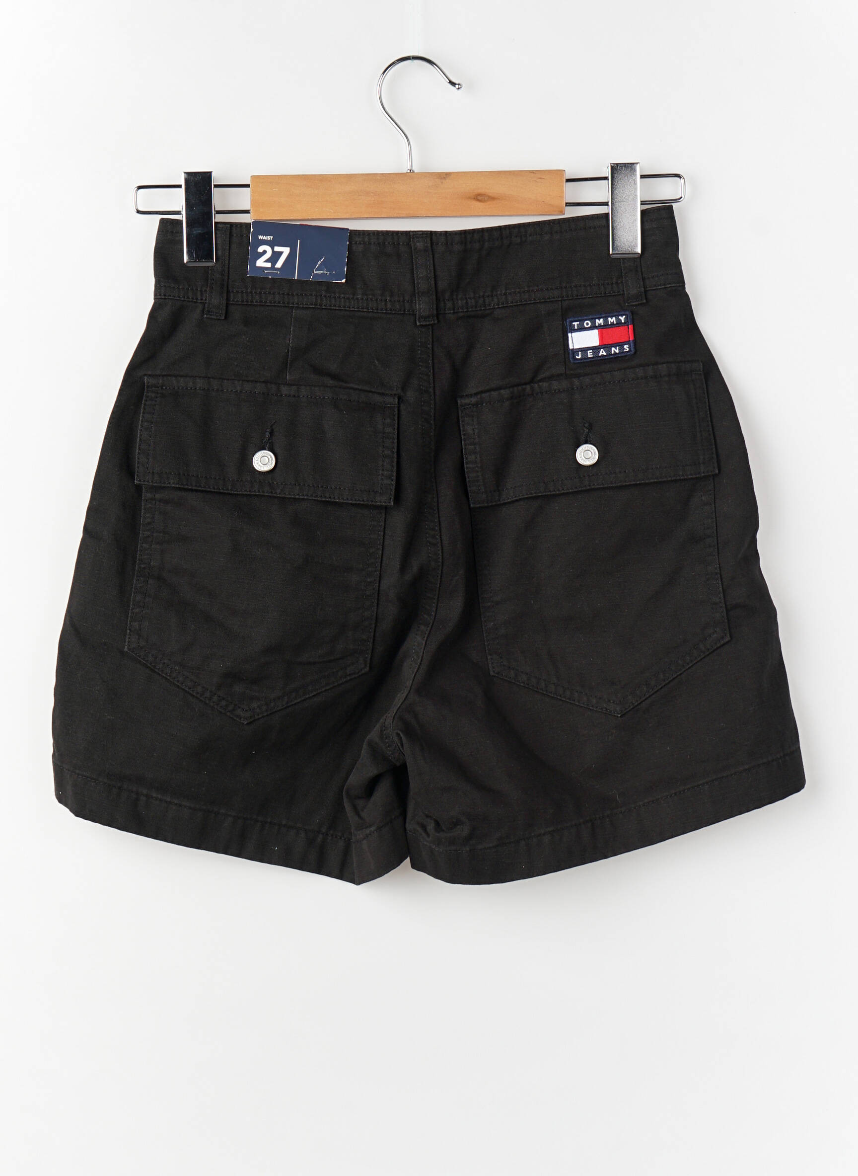 Šortas juodas TOMMY HILFIGER moteris