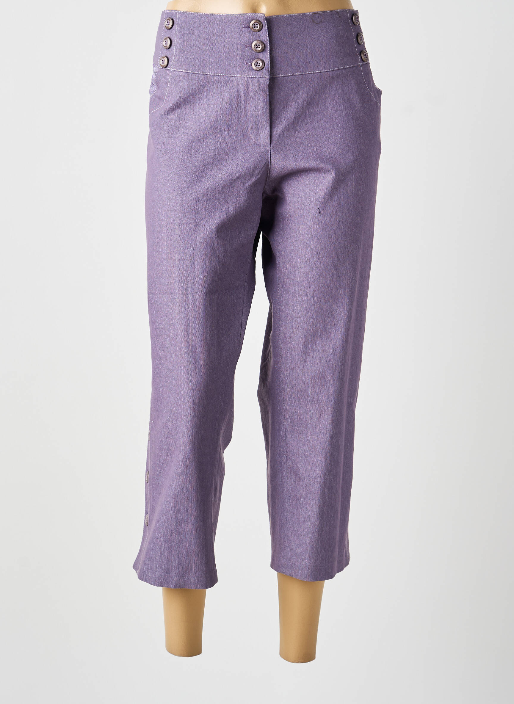 7/8 kelnės violetinis MULTIPLES moteris