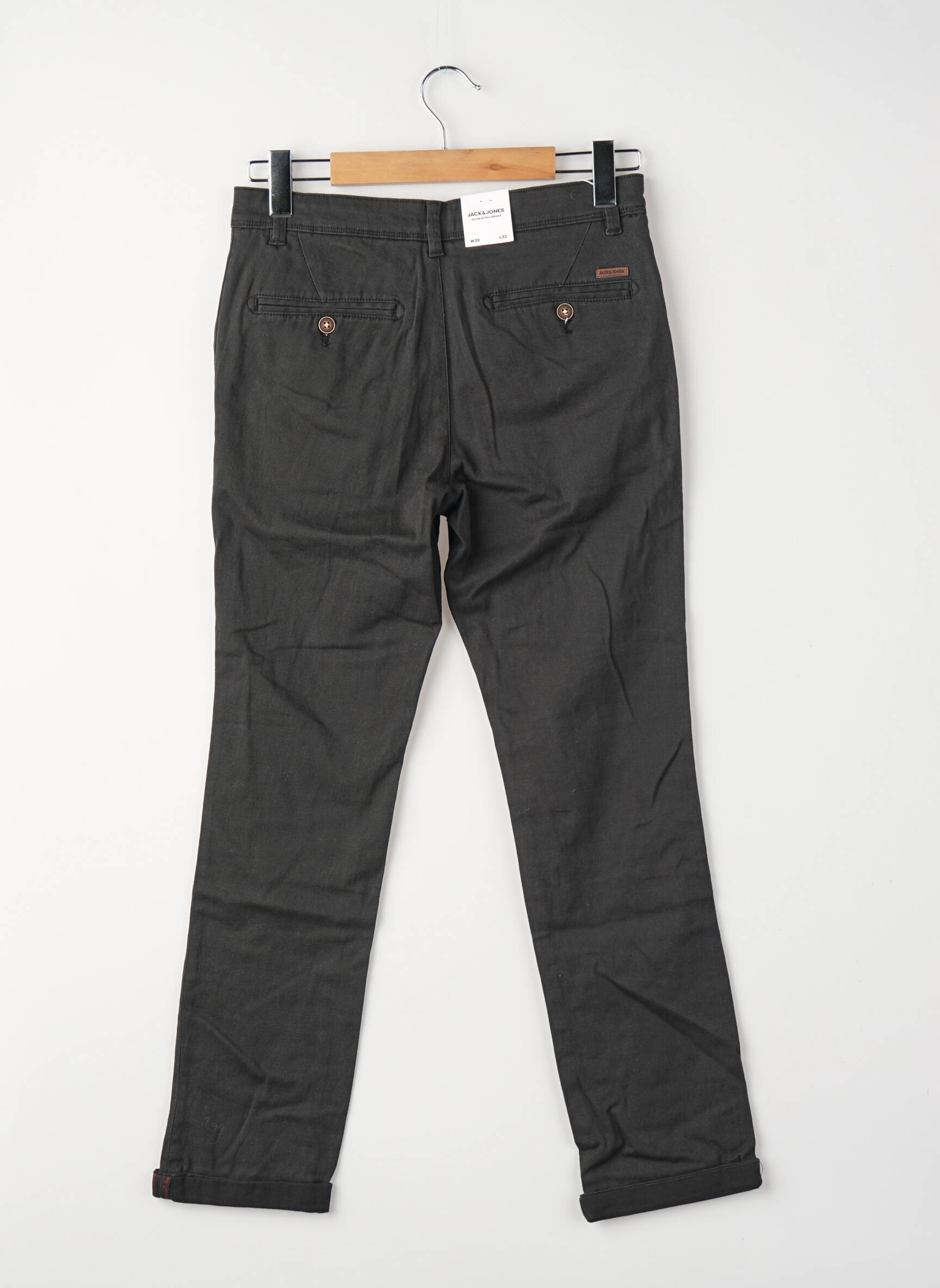Chino kelnė juodas JACK & JONES vyras