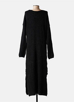 Megztinė suknelė juodas ASTRID BLACK LABEL moteris
