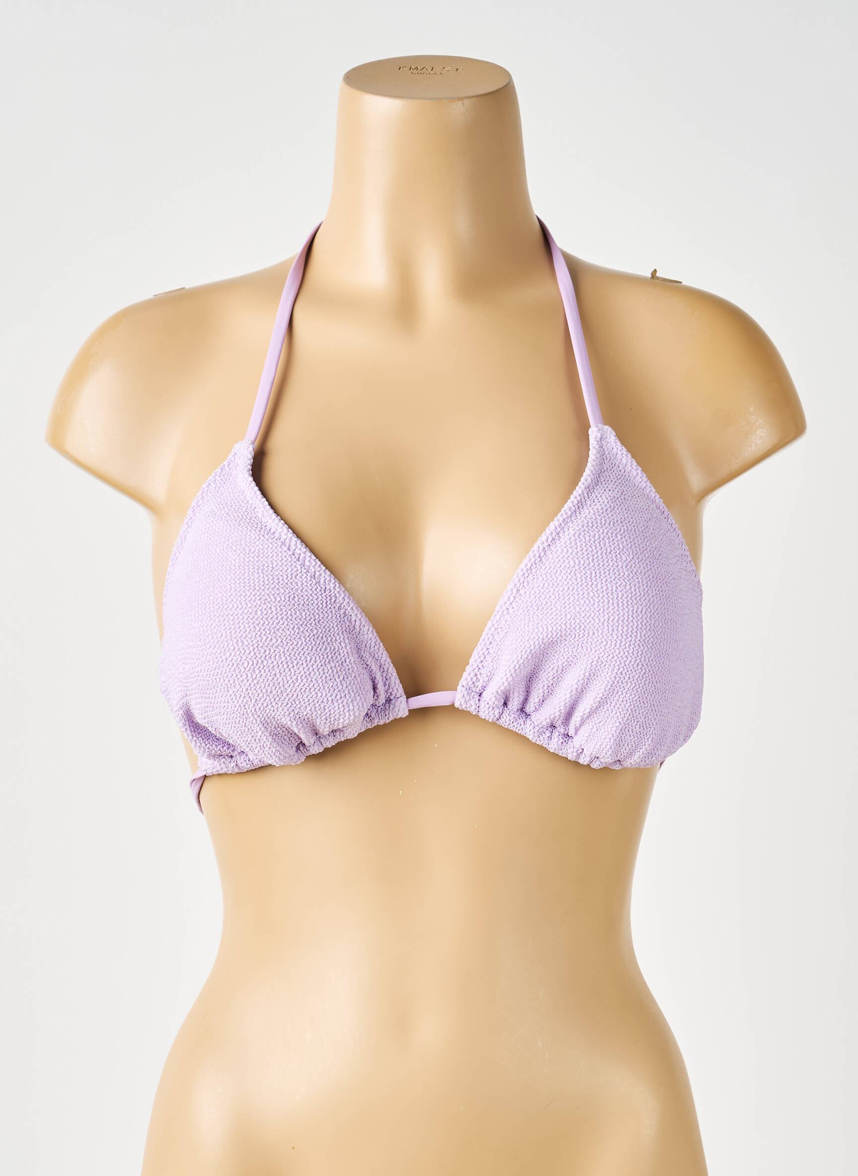 Dvivietis maudymosi kostiumėlis violetinis PIECES moteris