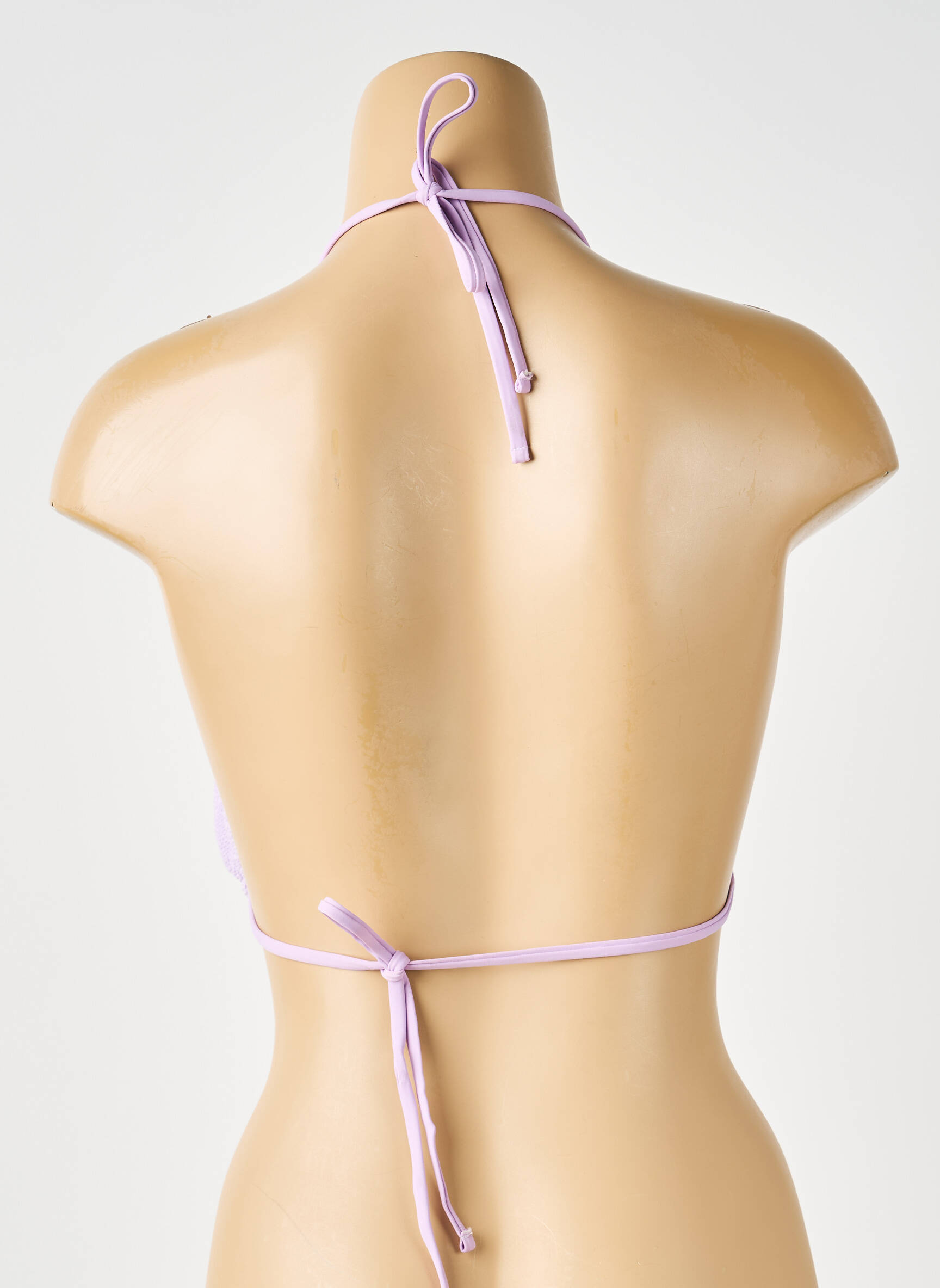 Dvivietis maudymosi kostiumėlis violetinis PIECES moteris