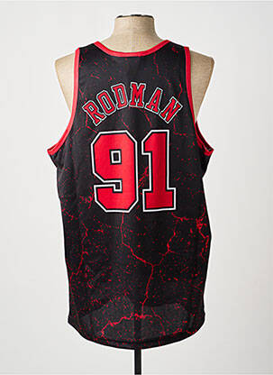 Marškiniai be rankovių raudona MITCHELL AND NESS vyras