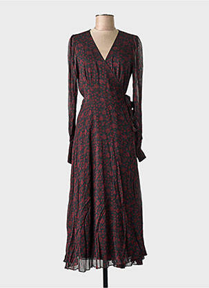 Pusilgių suknelė juodas RALPH LAUREN moteris