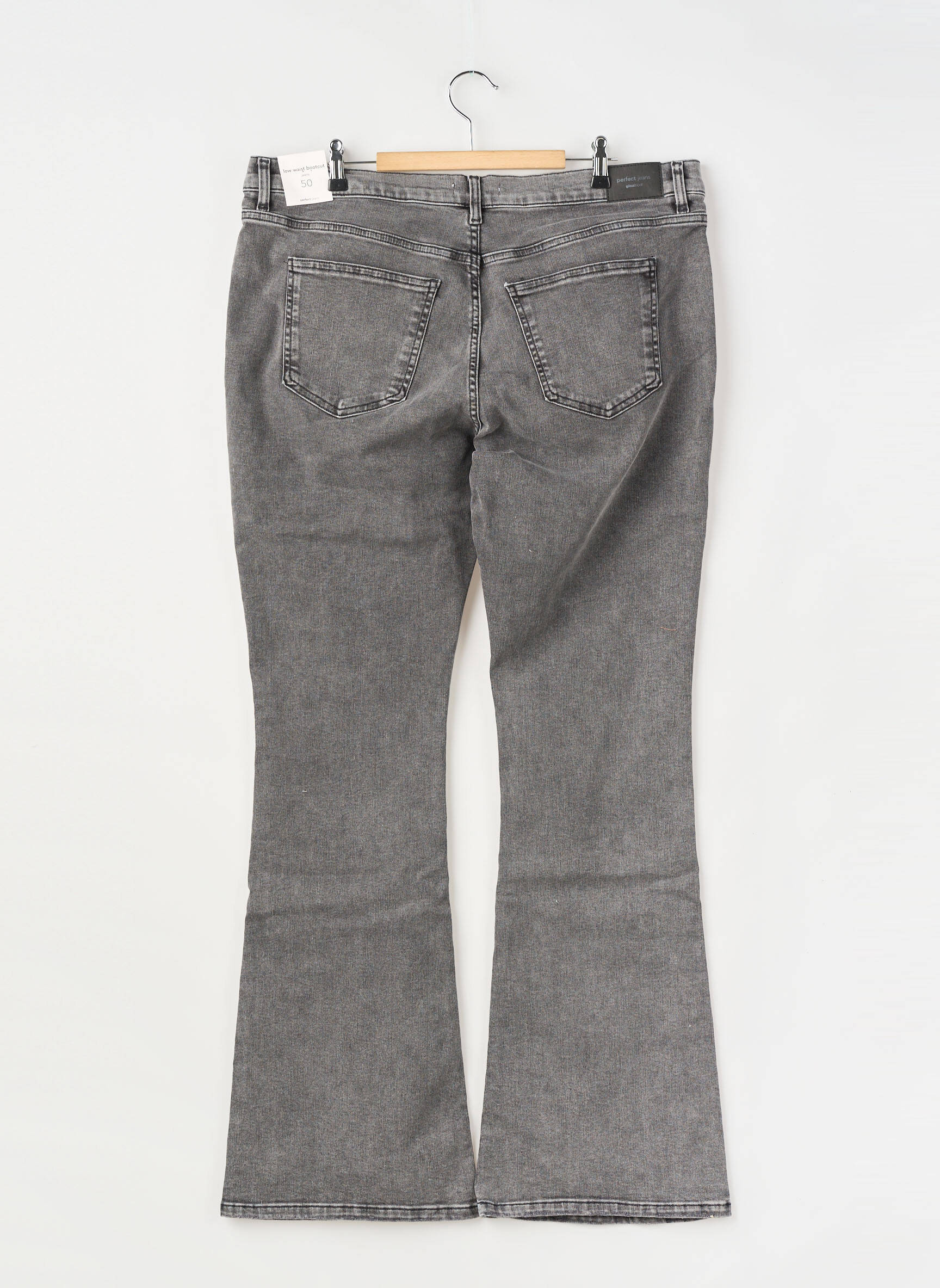 Bootcut džinsai pilka GINA TRICOT moteris