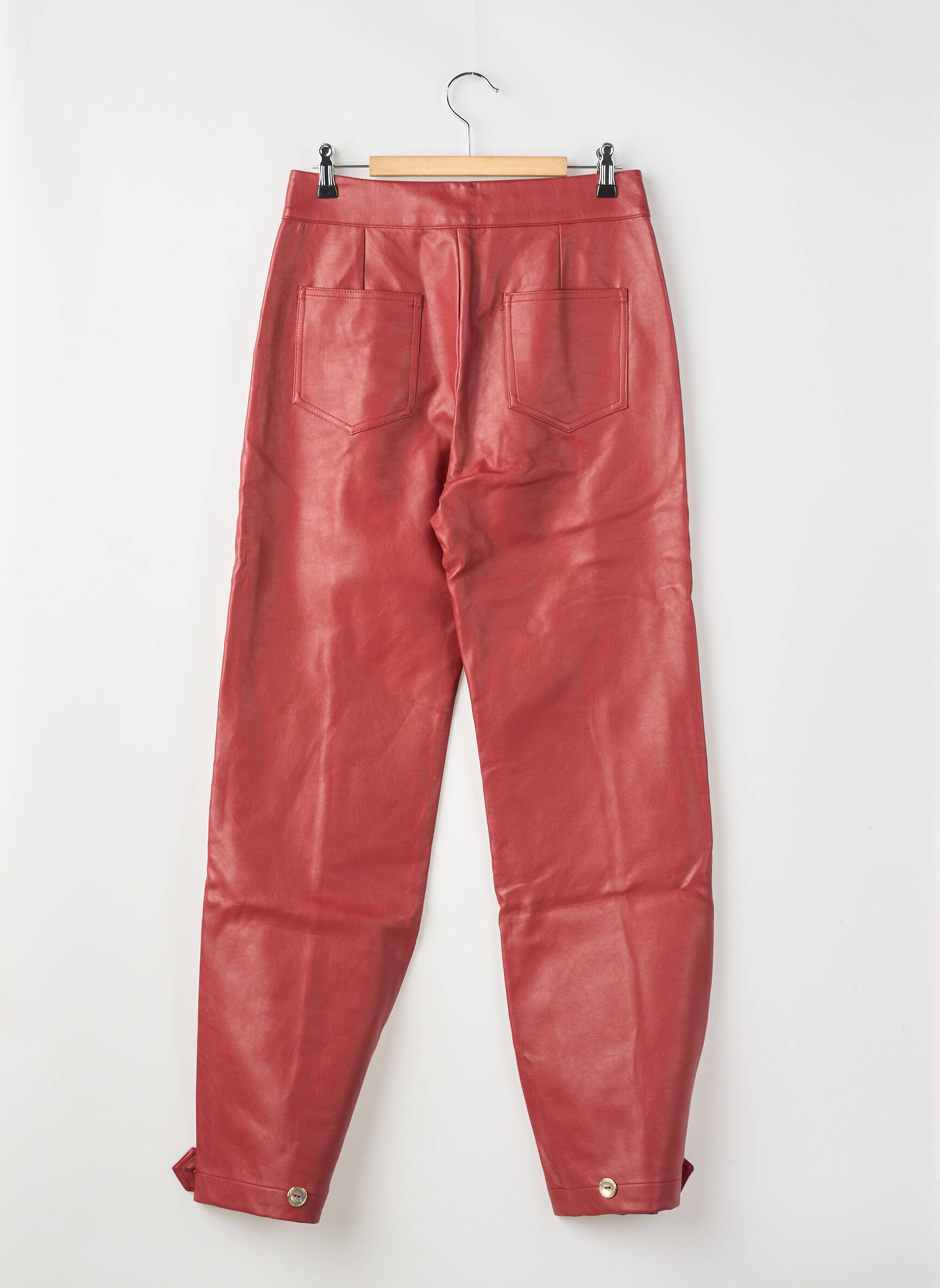 Platus kelnes raudona THE LABEL EDITION moteris