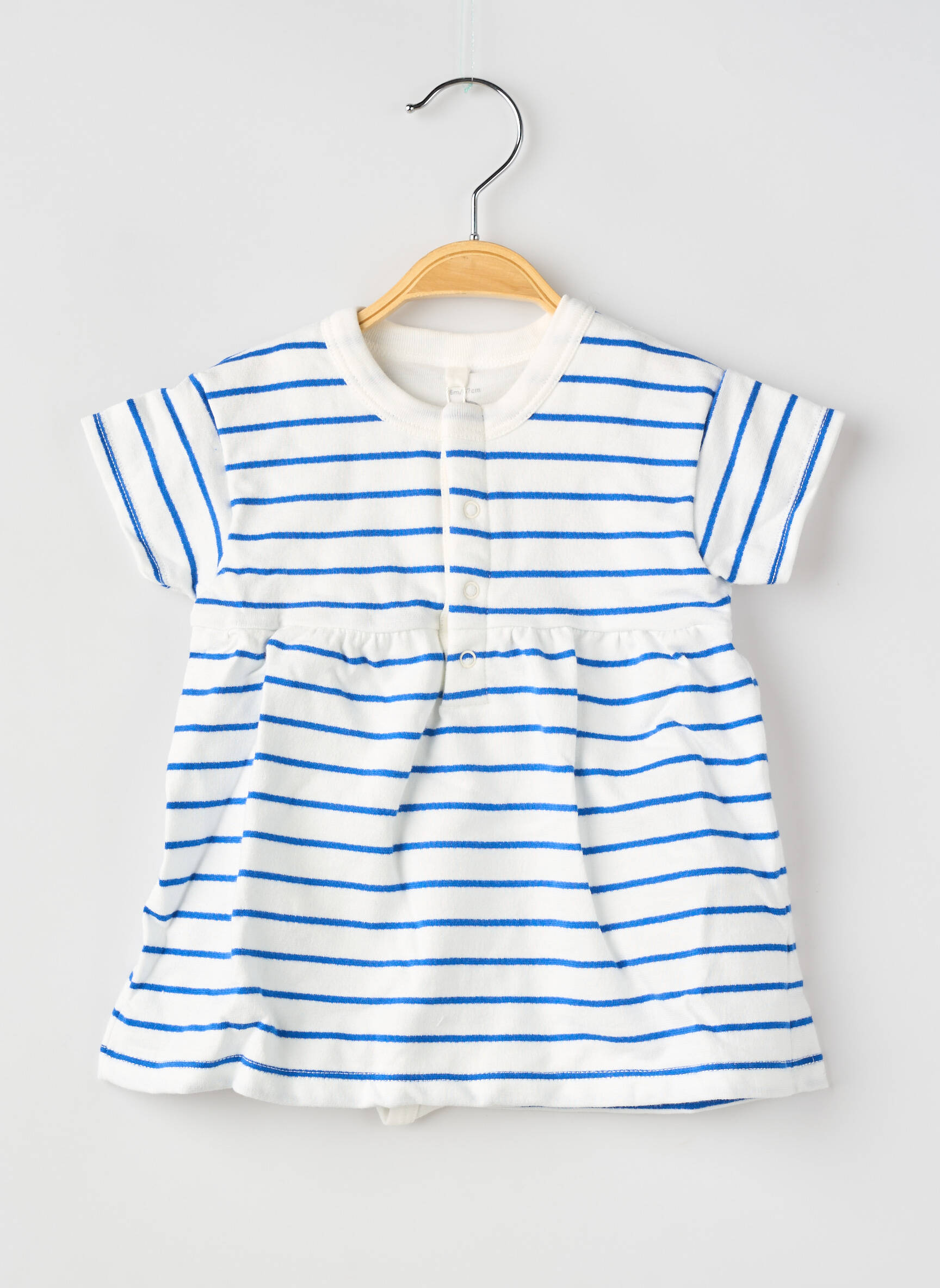 Trumpa suknelė baltas PETIT BATEAU mergina