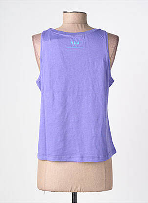 T-marškinys violetinis YUJ PARIS moteris