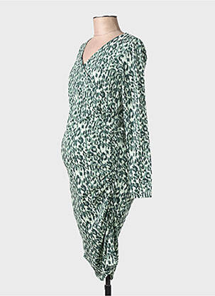 Trumpa suknelė žalias MAMA LICIOUS moteris