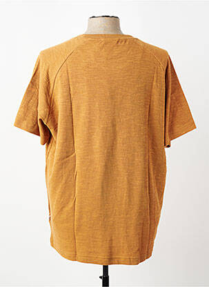 T-marškinys rudas KNOWLEDGE COTTON APPAREL vyras
