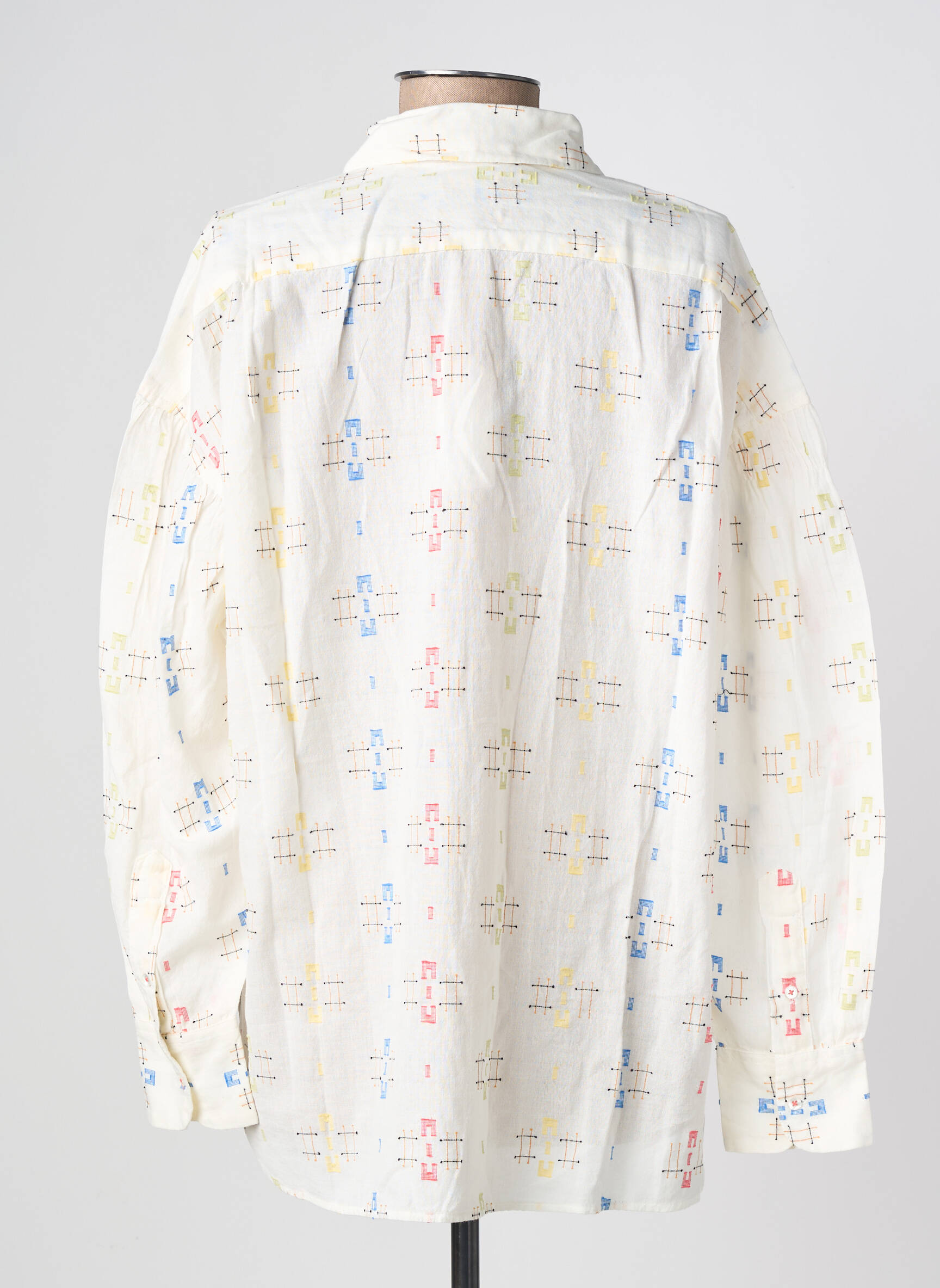 Ilgomis rankovėmis marškinys pilka BELLEROSE moteris