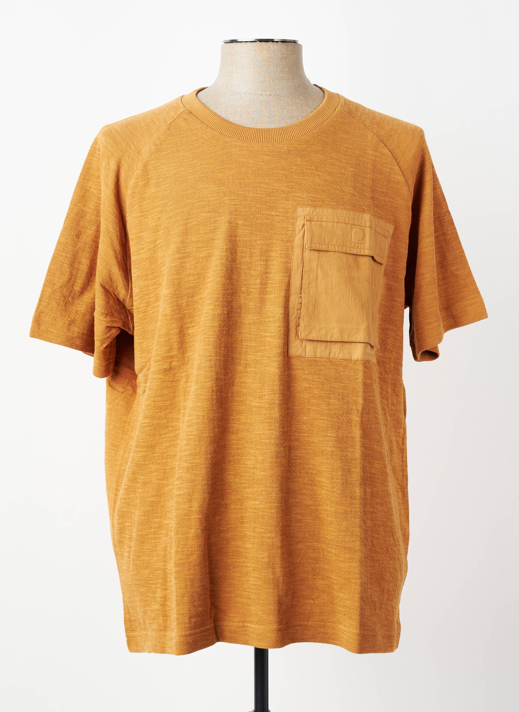 T-marškinys rudas KNOWLEDGE COTTON APPAREL vyras