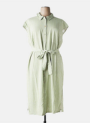 Pusilgių suknelė žalias VERO MODA moteris