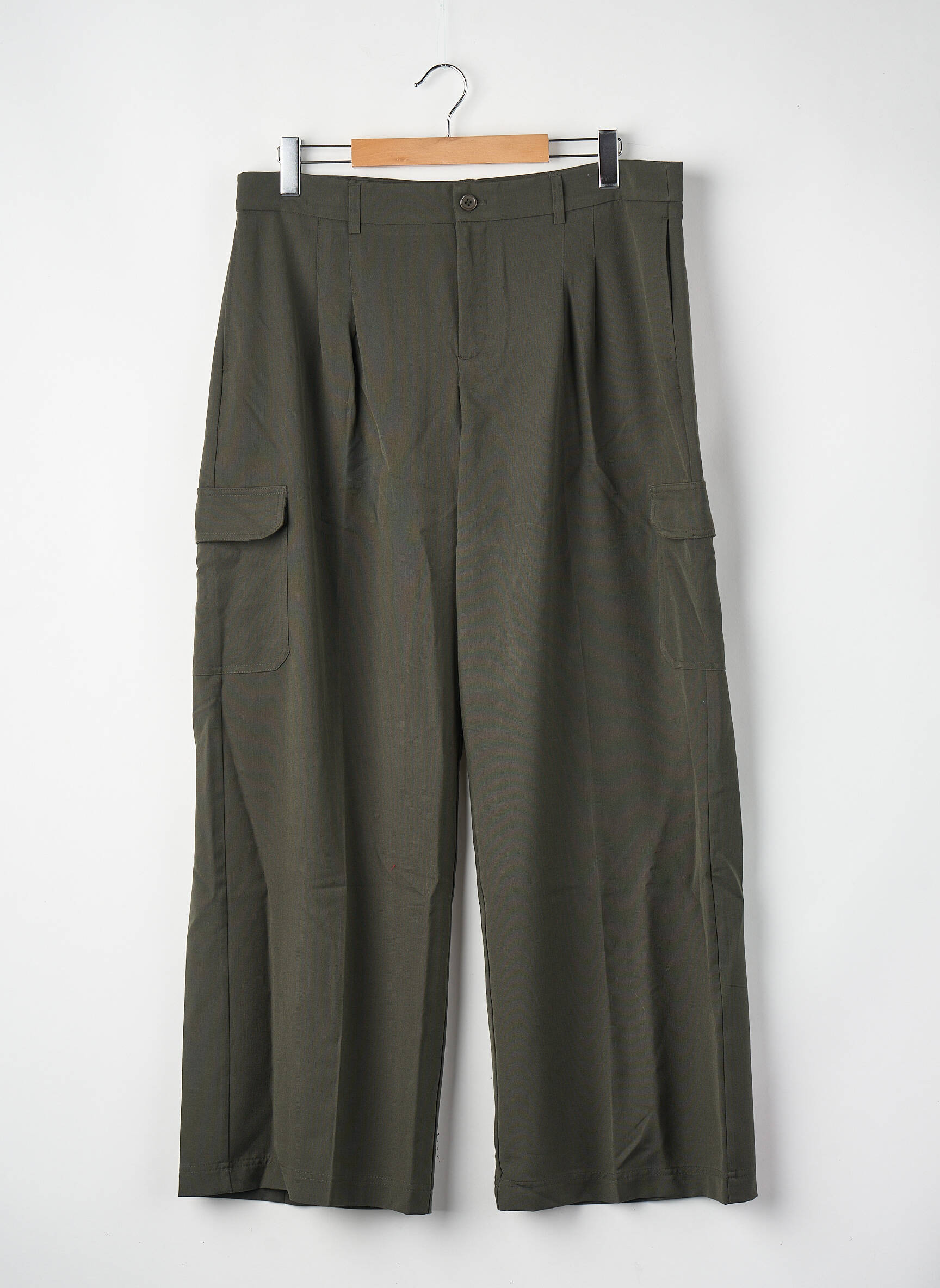 Platus kelnes kaki GINA TRICOT moteris