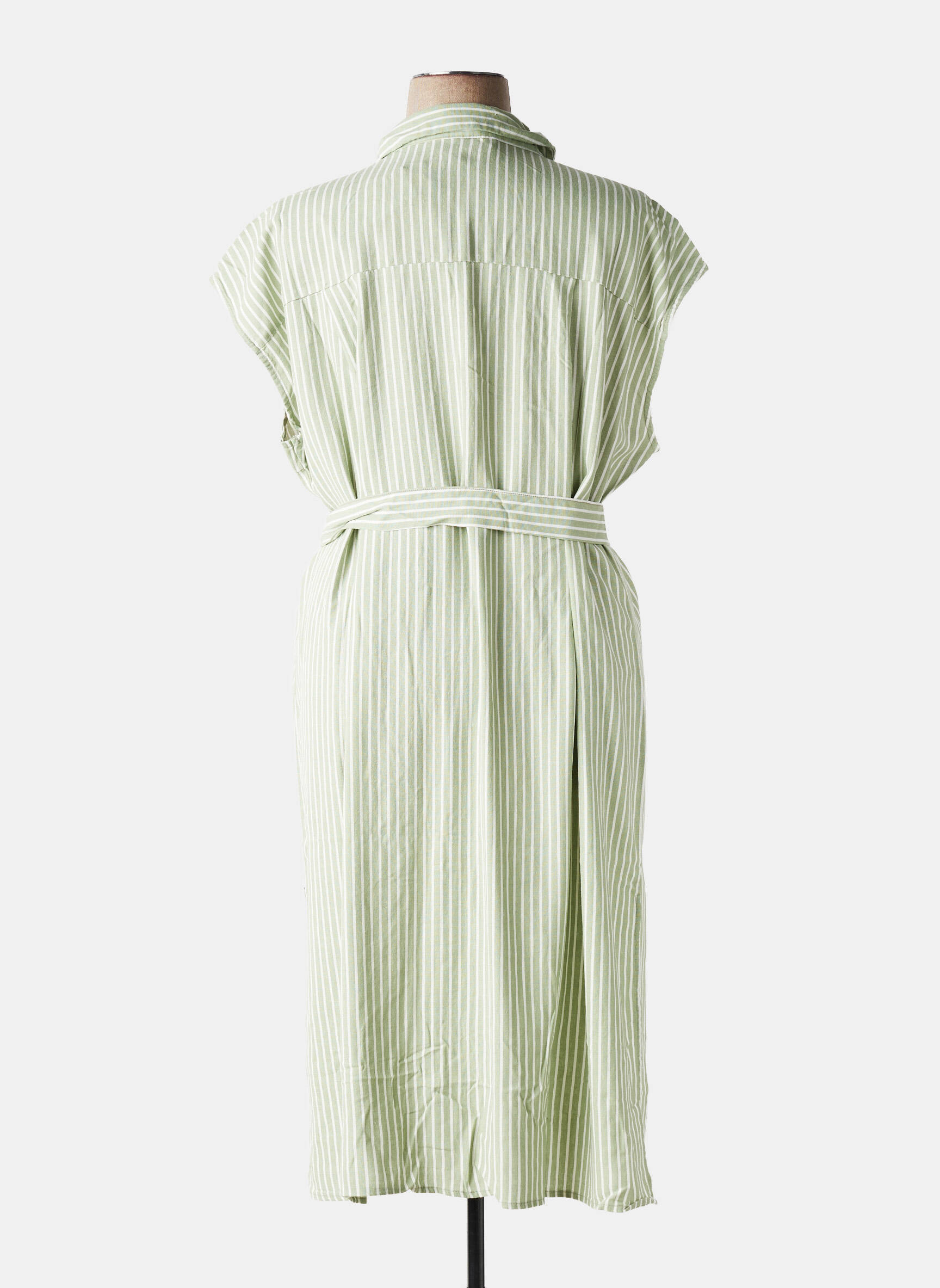Pusilgių suknelė žalias VERO MODA moteris