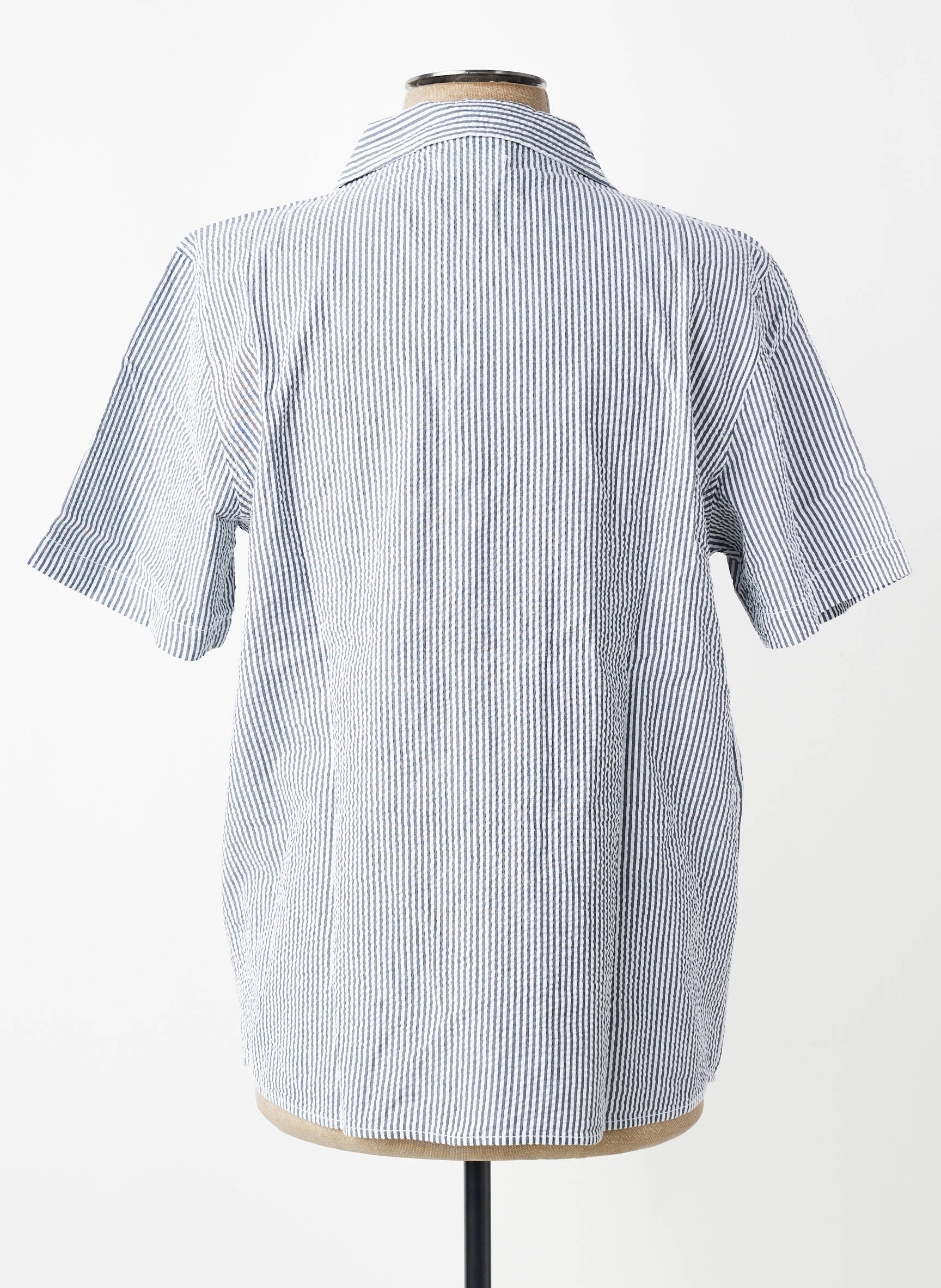 Trumpa rankovė marškiniai mėlyna KNOWLEDGE COTTON APPAREL vyras