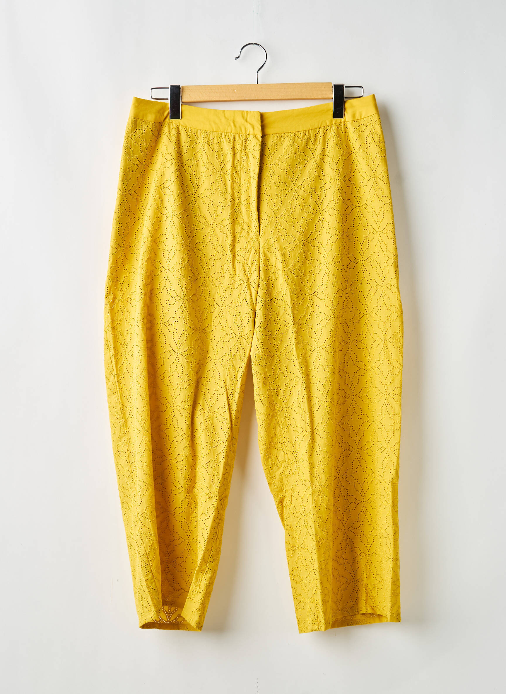 Tiesi kelnė geltona MAT FASHION moteris