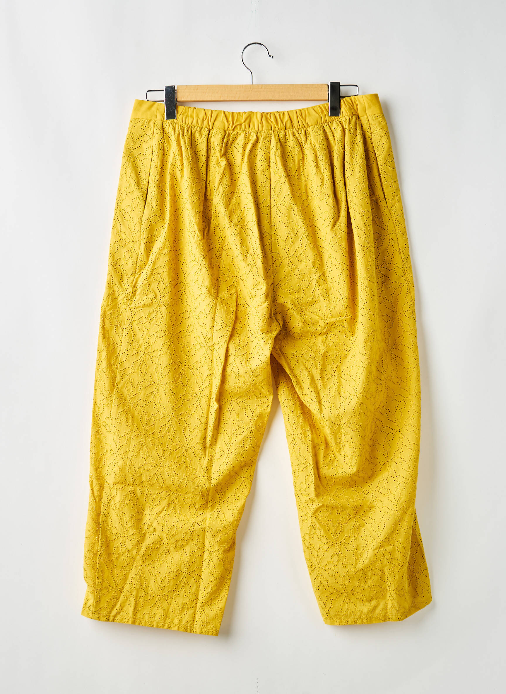 Tiesi kelnė geltona MAT FASHION moteris