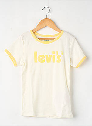 T-marškinys baltas LEVI'S mergina