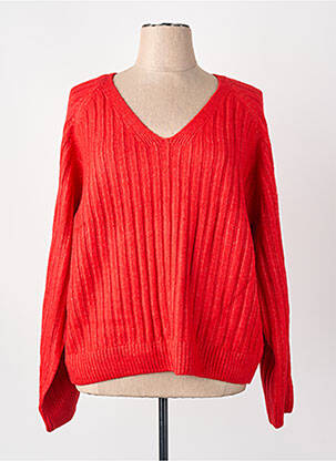 Megztinis raudona GINA TRICOT moteris