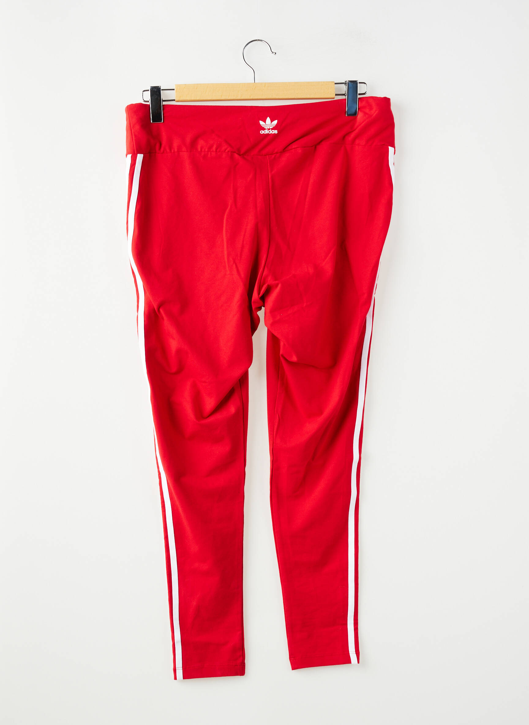 Legingas raudona ADIDAS moteris