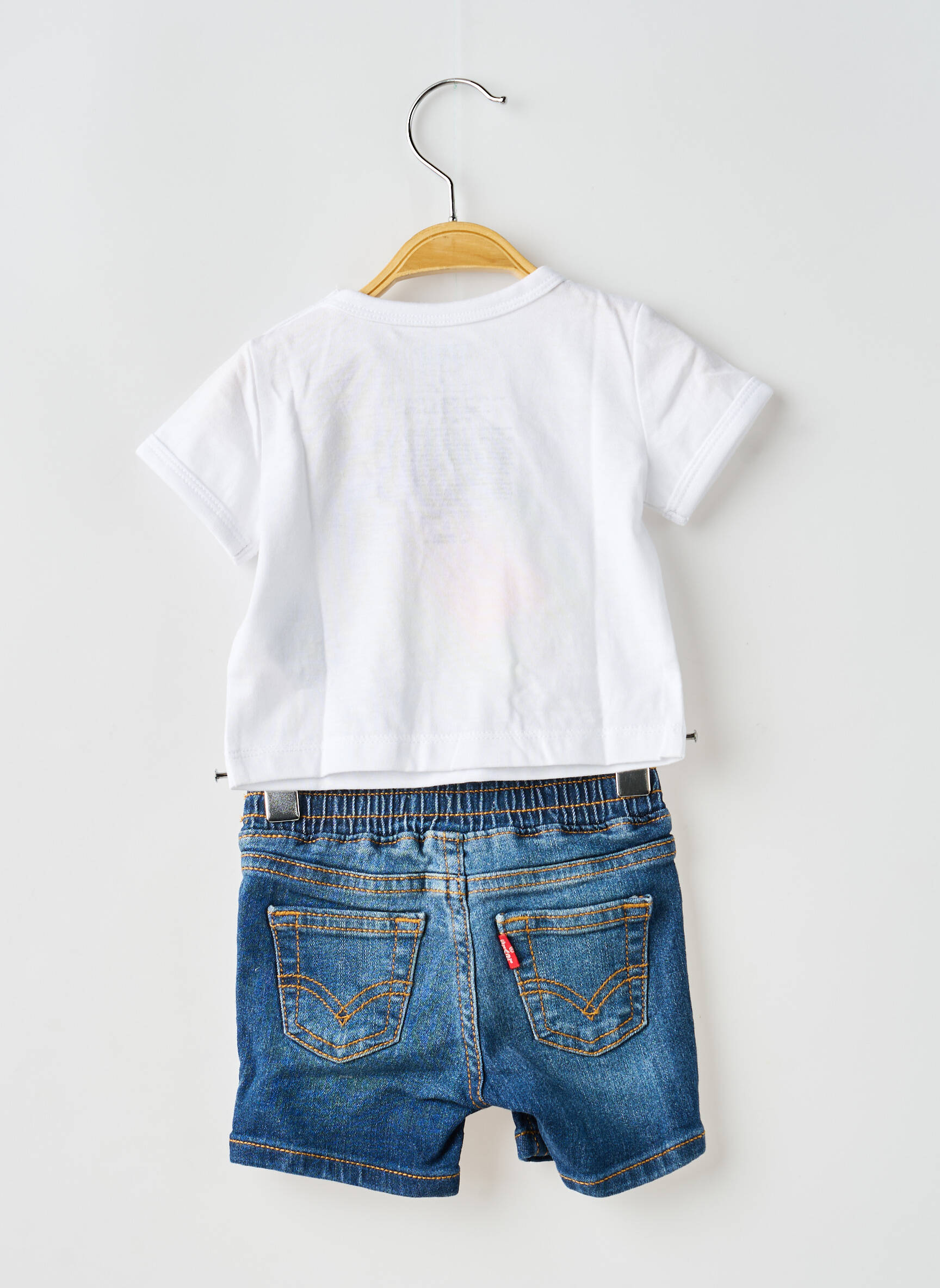 Šortų rinkinys baltas LEVI'S mergina