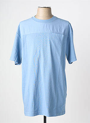 T-marškinys mėlyna KNOWLEDGE COTTON APPAREL vyras