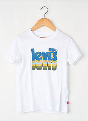 T-marškinys baltas LEVI'S mergina