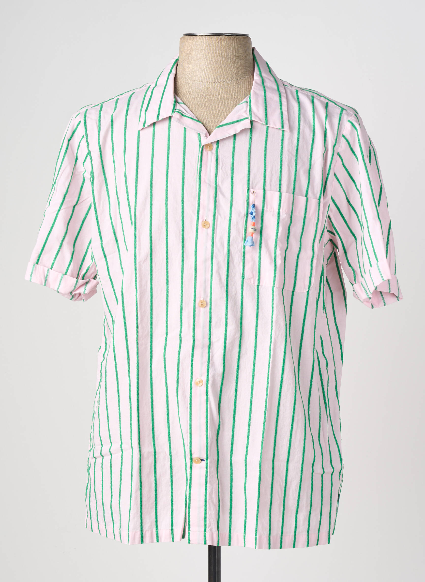 Trumpa rankovė marškiniai rožinė SCOTCH & SODA vyras