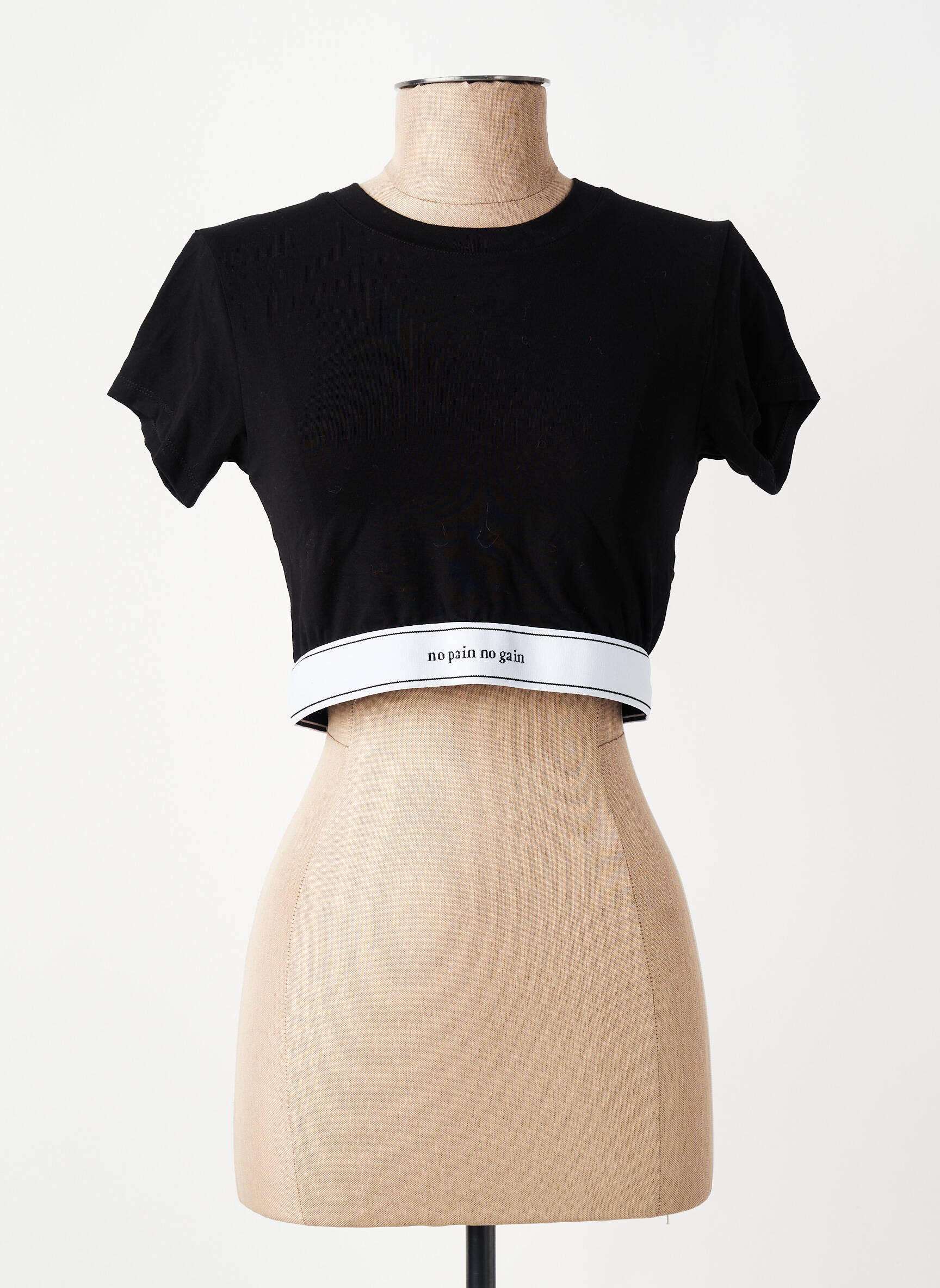 T-marškinys juodas MAISON LABICHE moteris