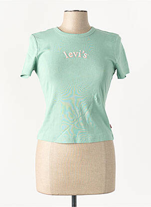 T-marškinys žalias LEVI'S moteris