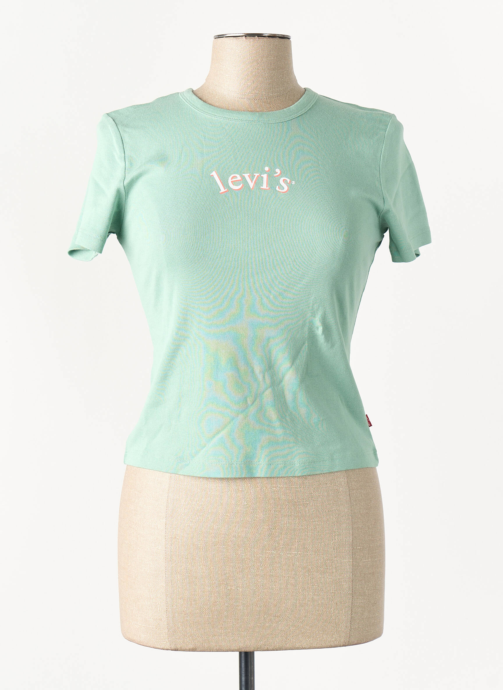 T-marškinys žalias LEVI'S moteris