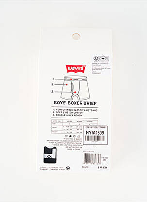 Bokseris juodas LEVI'S berniukas