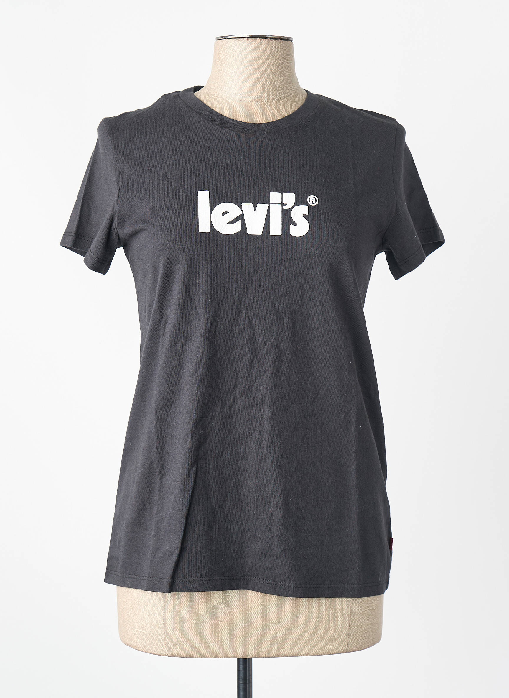 T-marškinys juodas LEVI'S moteris