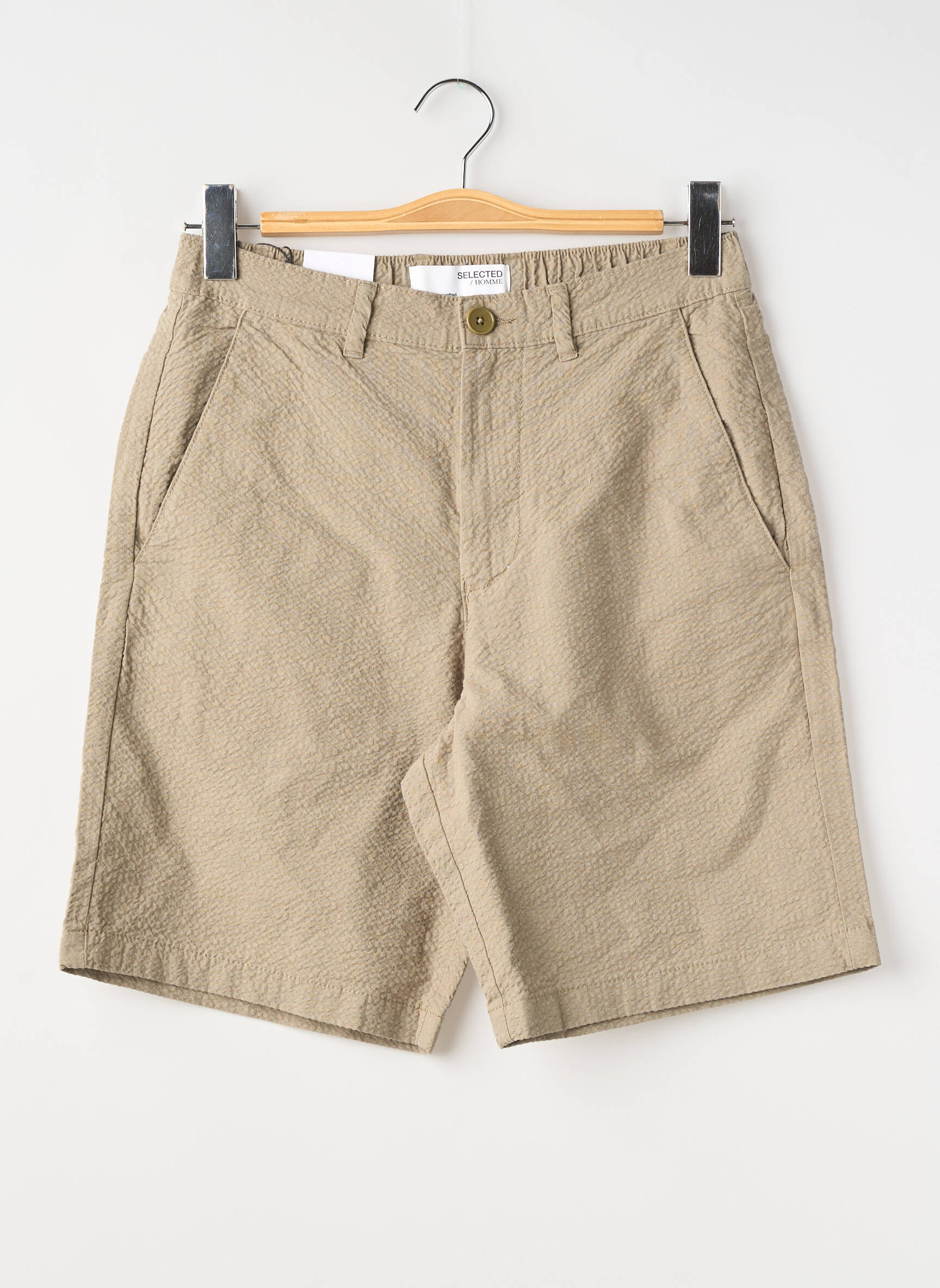 Bermudas pilka SELECTED vyras