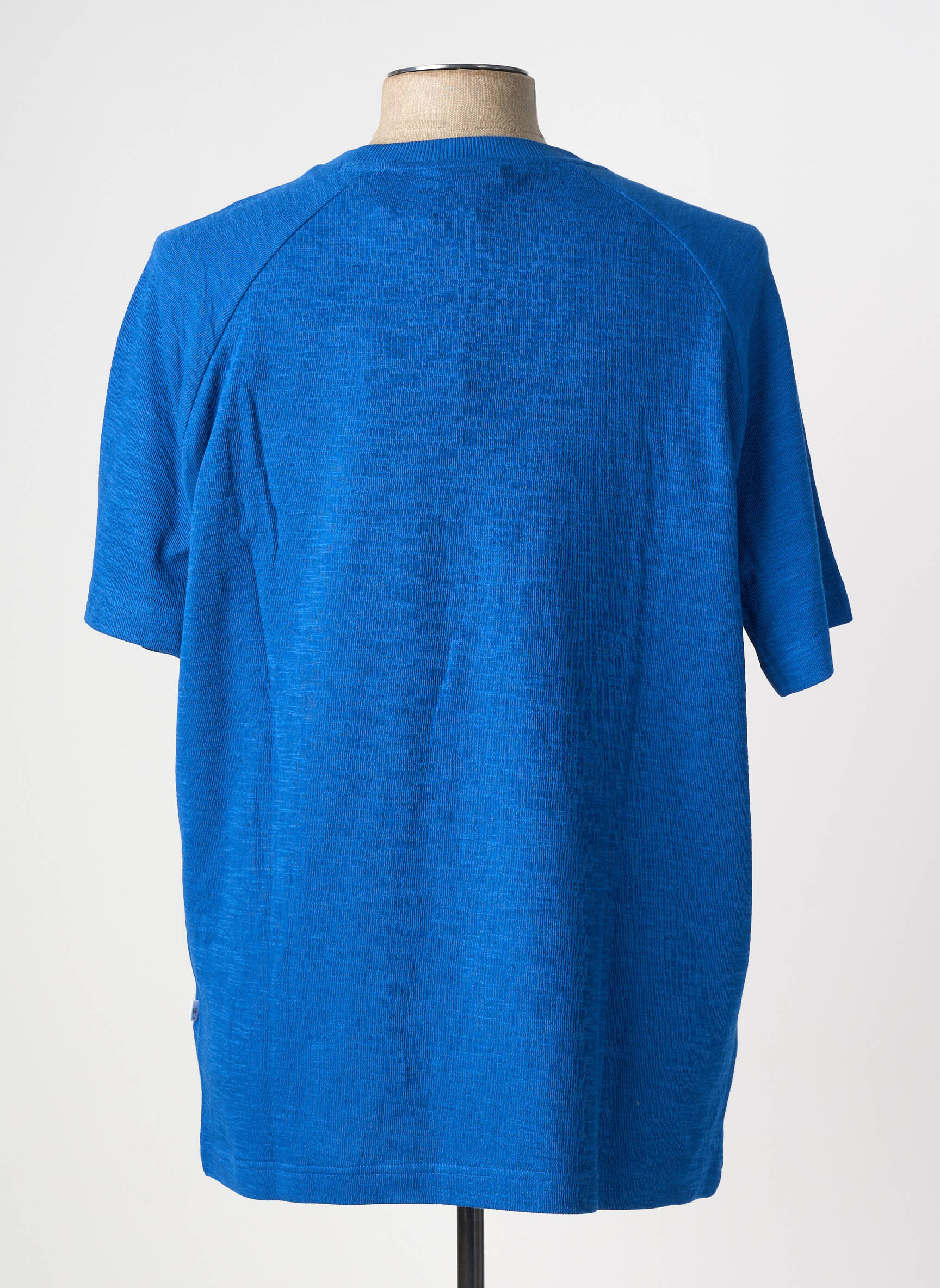 T-marškinys mėlyna KNOWLEDGE COTTON APPAREL vyras