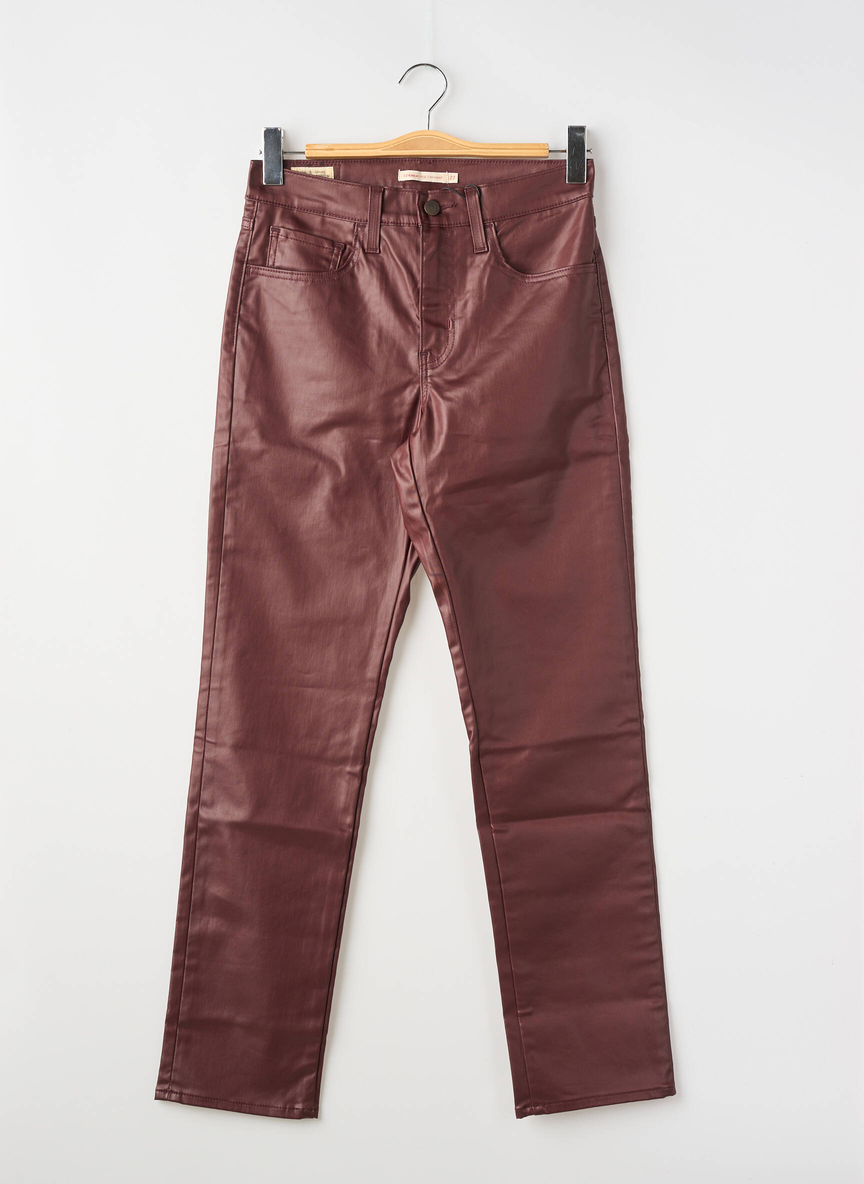 Lieknos kelnės rudas LEVI'S moteris
