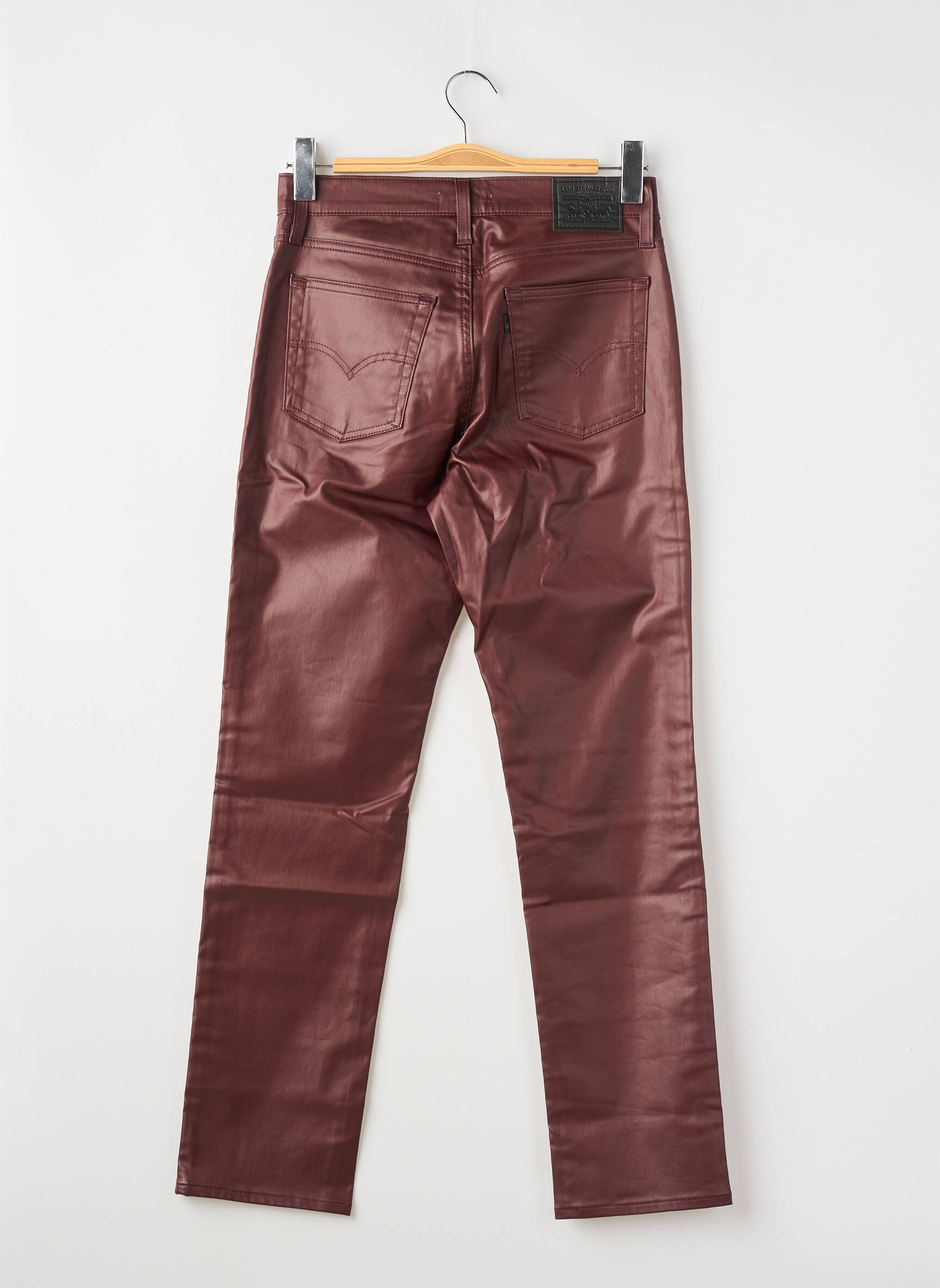 Lieknos kelnės rudas LEVI'S moteris