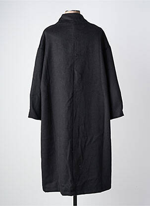 Ilgas paltas juodas MAT FASHION moteris