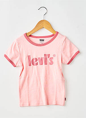 T-marškinys rožinė LEVI'S mergina