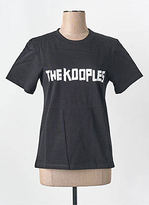 T-marškinys juodas THE KOOPLES moteris