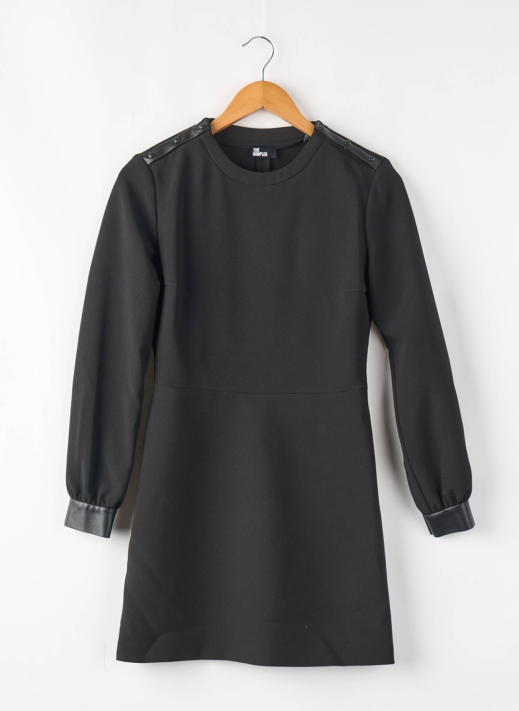 Trumpa suknelė juodas THE KOOPLES moteris