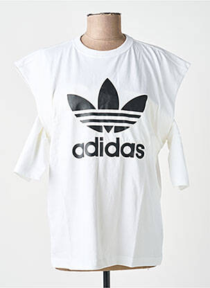 T-marškinys baltas ADIDAS moteris