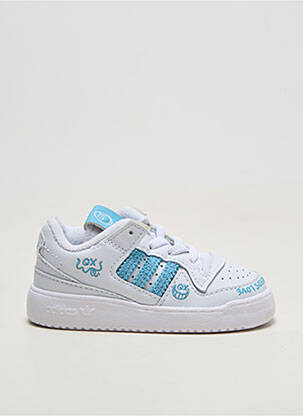 Bėgimo bateliai baltas ADIDAS mergina