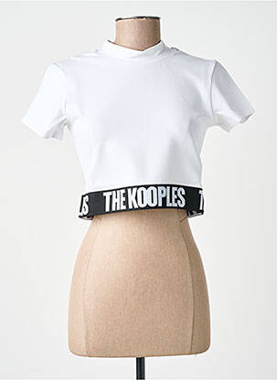 T-marškinys baltas THE KOOPLES moteris