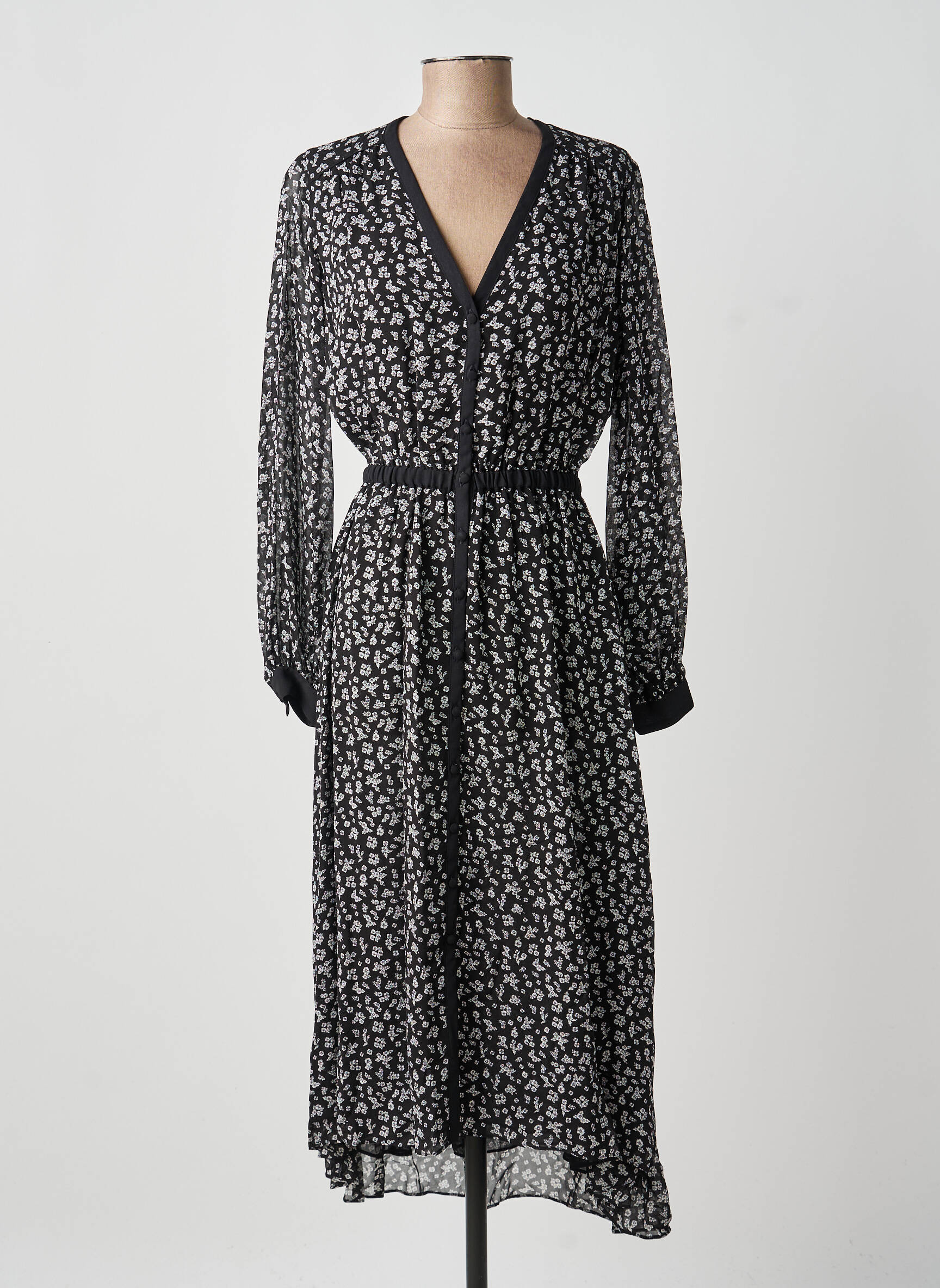 Ilga suknelė juodas THE KOOPLES moteris