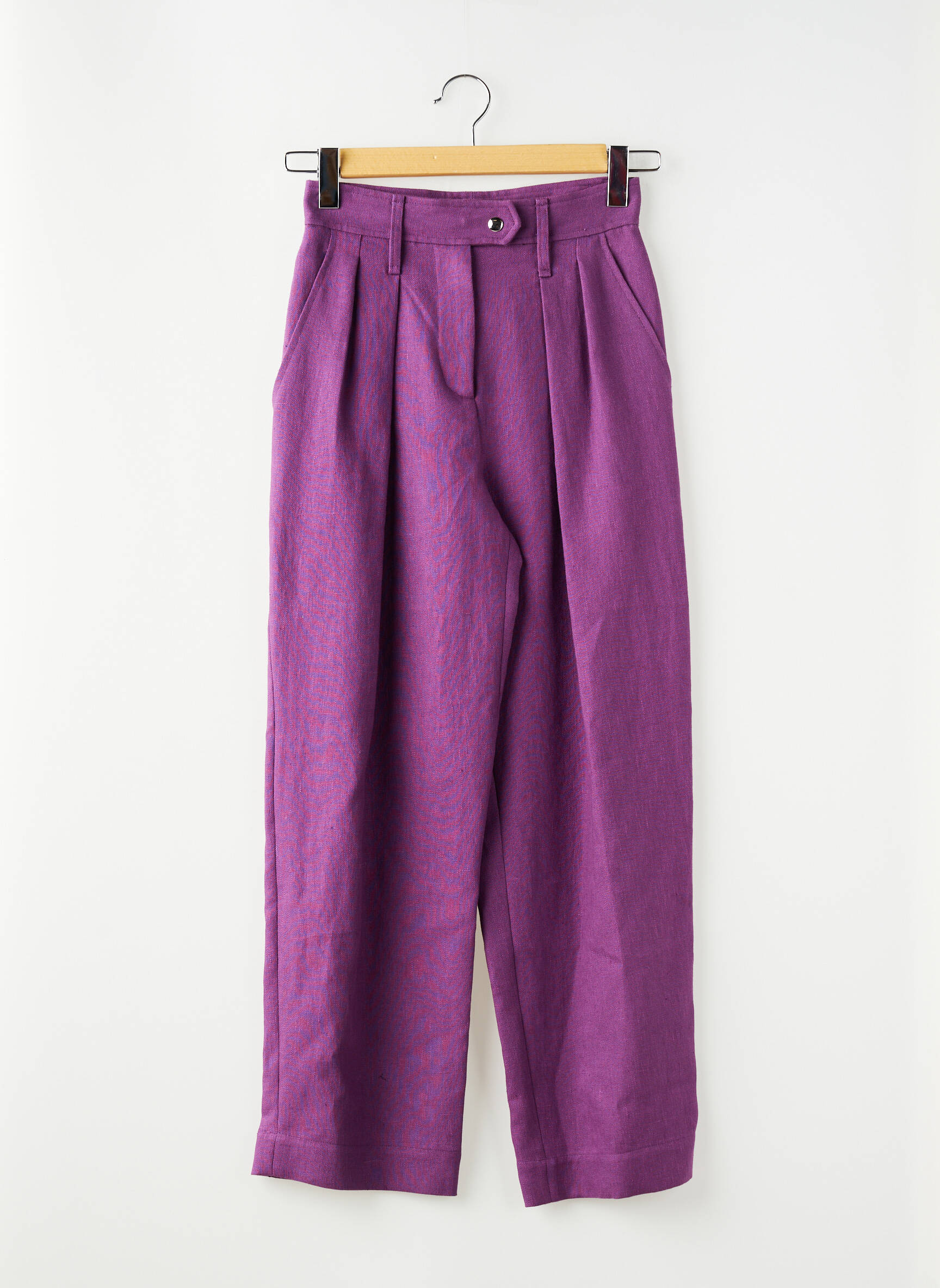 Platus kelnes violetinis IRO moteris
